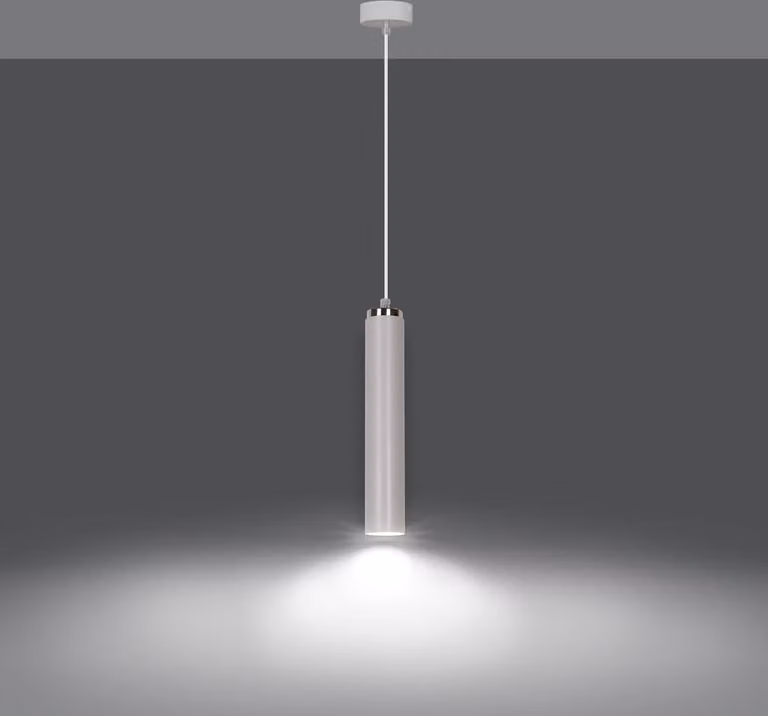LAMPADA A SOSPENSIONE Emibig 1xGU10 30W LUNA 1 BIANCA 955/1