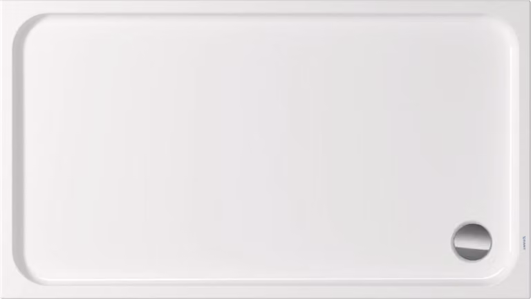 Duravit D-Code receveur de douche, 1600x900mm, Rectangulaire, à encastrer, 720265000000000, 720265000000000