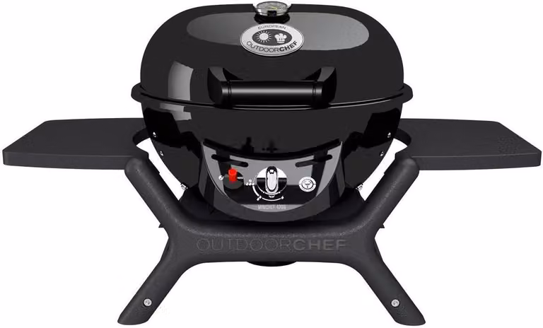 Bollitore a gas per barbecue P-420 G Minichef, nero