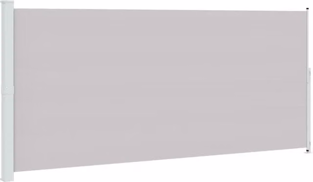 Tenda laterale retrattile DESIGN IN per patio in poliestere e acciaio, colore grigio, L: 500 cm, H: 220 cm