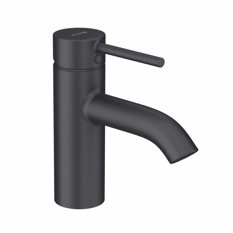 KLUDI BOZZ Mitigeur monocommandé pour lavabo, hauteur d'écoulement 75mm, sans garniture d'écoulement, 382723976, 382723976