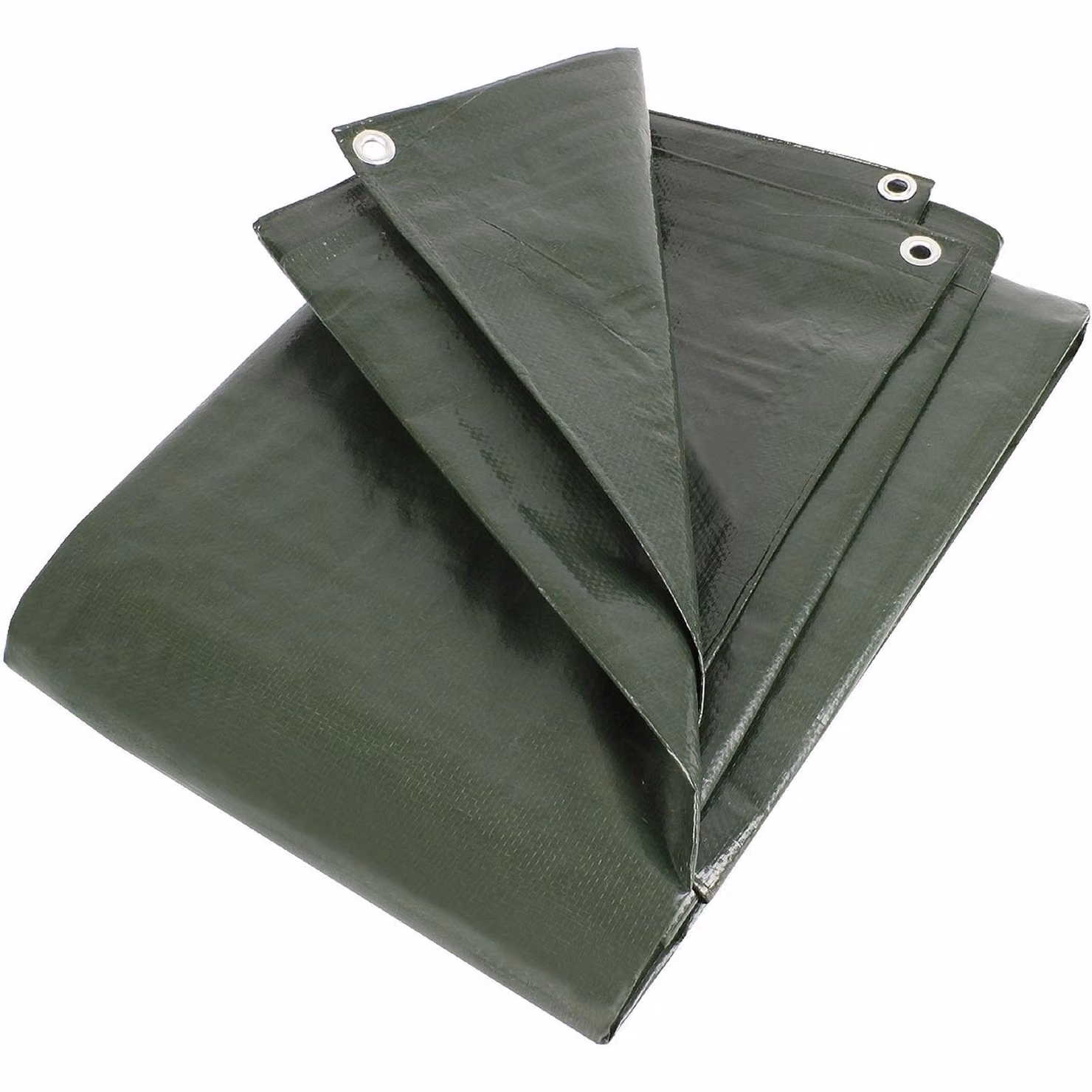 PolyTarp 210 PE-Abdeckplane (Farbe Grün, 8 x 14 m, 13 mm Ösen im Rand) 430814