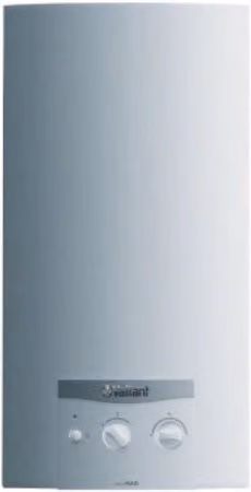 Scaldabagno a camera aperta Vaillant ATMOMAG MINI I 144/1 a metano con accensione elettronica e tecnologia Low NOx, 14 litri