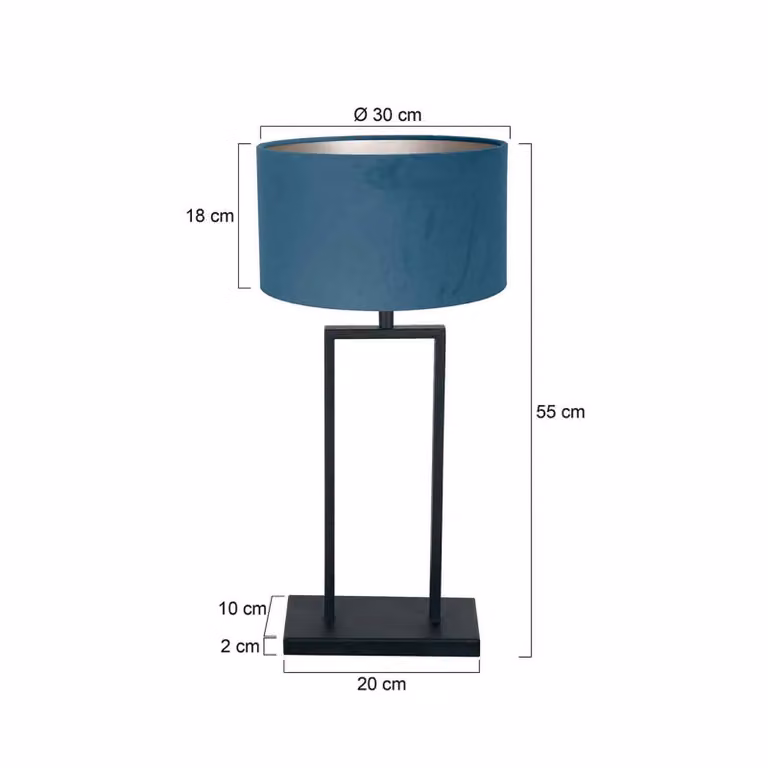 Steinhauer Lampada da tavolo Stang, Nero, Soggiorno / Sala da pranzo, Metallo, Lampada da tavolo