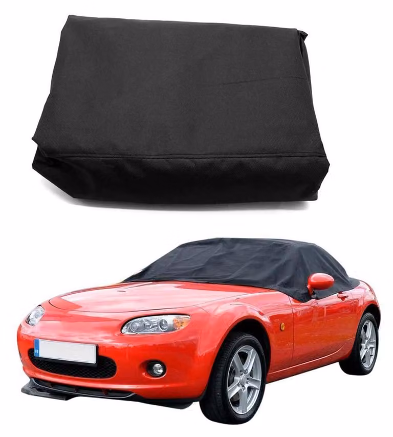 Copertura impermeabile per auto, adatta a garage parziali, per Mazda MX5 MK3 MK3.5, con sistema di fissaggio a magneti