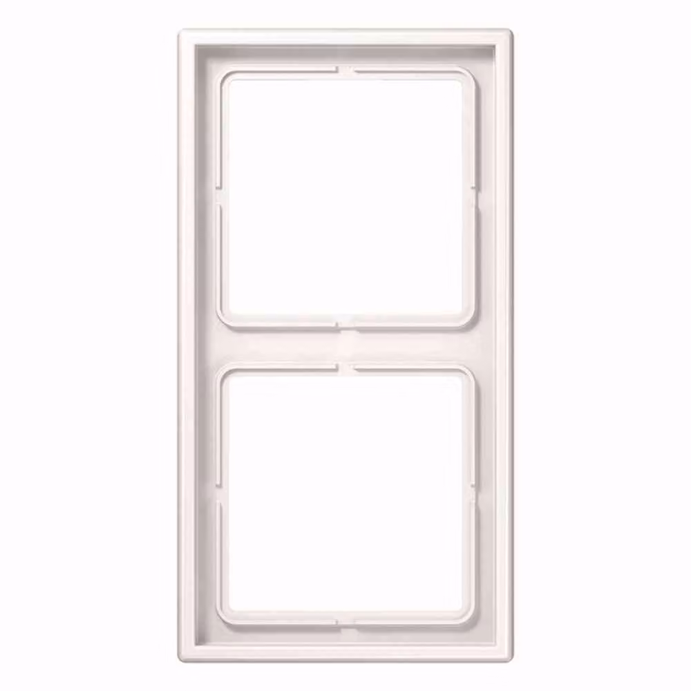 Jung LS 982 WW Telaio di copertura a 2 canali bianco alpino LS990