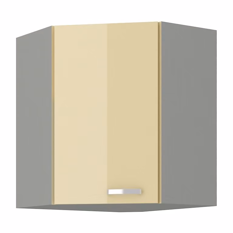 ULLERIKE Mobile angolare superiore - 60x60 cm, crema / grigio