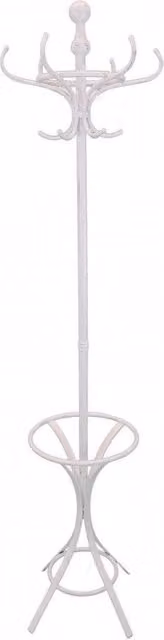 Appendiabiti 43x38x180 h cm in Acciaio Bianco