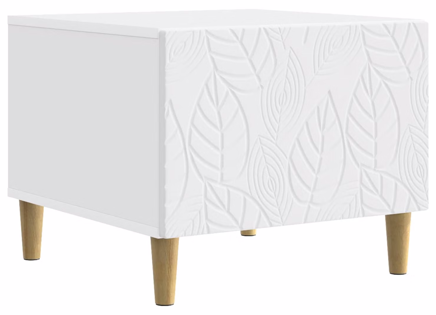 Tavolino da salotto Bianco 50 x 49 x 40 cm Legno ingegnerizzato