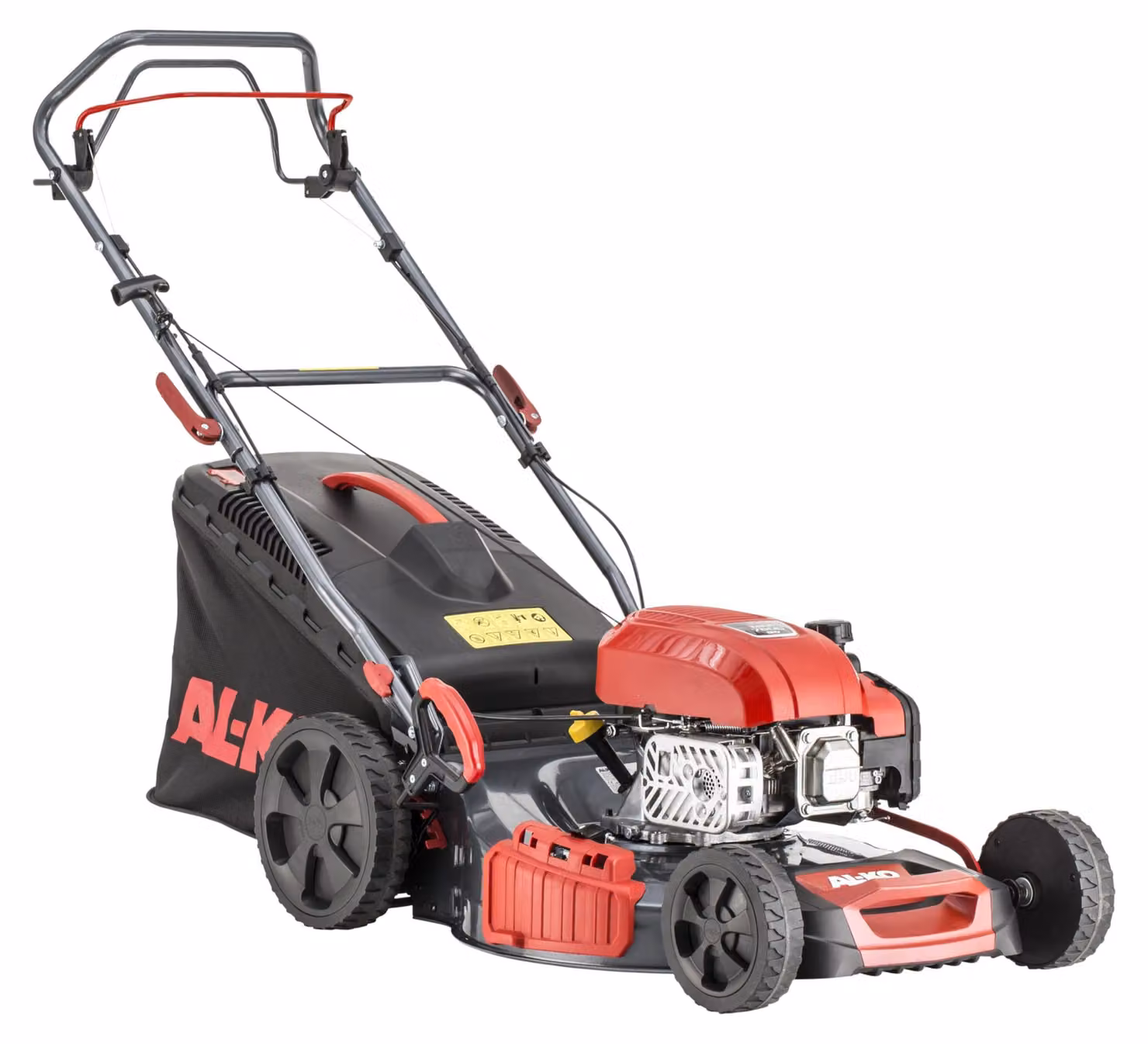 Tagliaerba a benzina - Larghezza di taglio: 51 cm - Potenza motore: 3,0 kW - Carrozzeria in lamiera - Adatto per giardini fino a 1800 m²