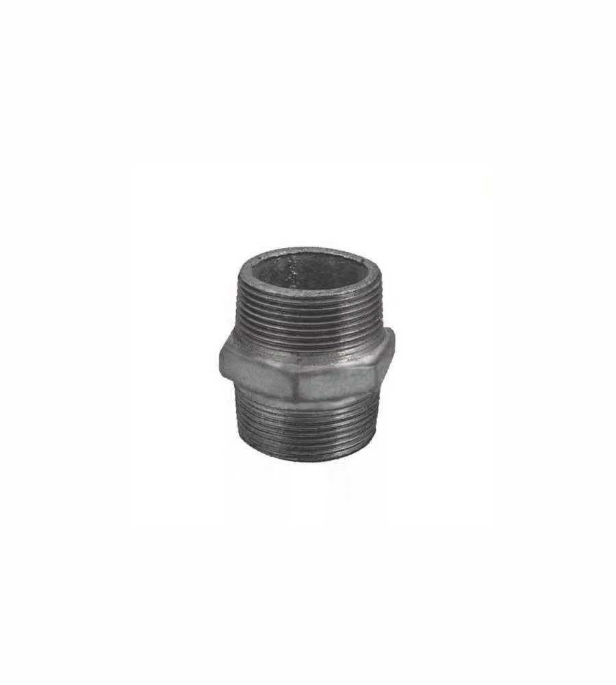 Idro-Bric Nipple Doppio Ghisa 1/2? Maschio-Maschio per Tubazioni