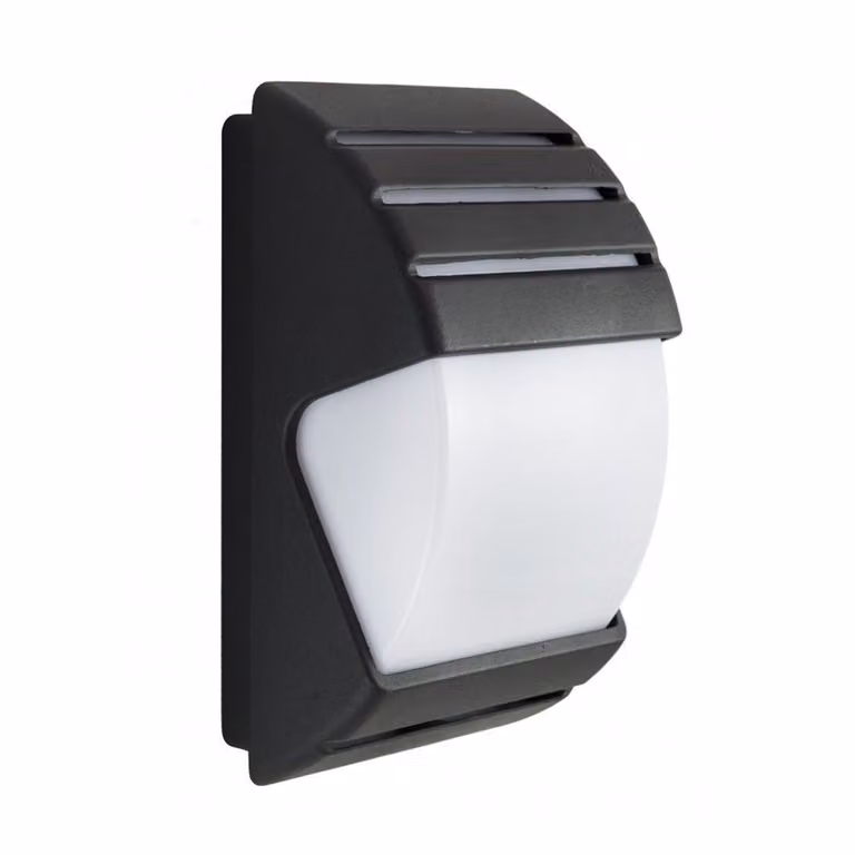 Lampada da parete esterna, dimensioni 30 x 18 cm, 1 attacco E27, colore nero, grado di protezione IP54, modello SU-MA 1836 II BL