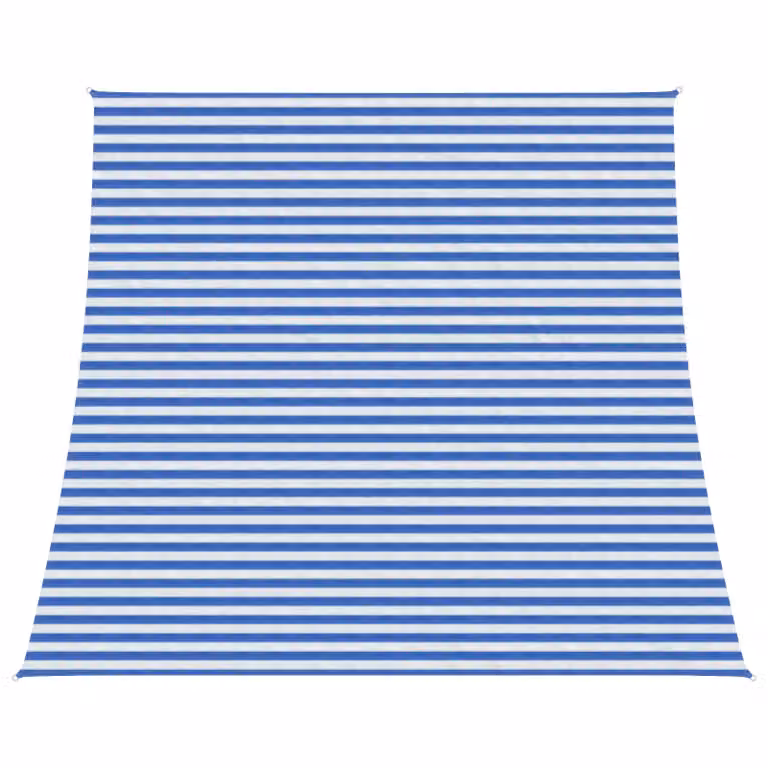 vidaXL Telo Ombra Rettangolare 4/5 x 4 m HDPE Blu e Bianco