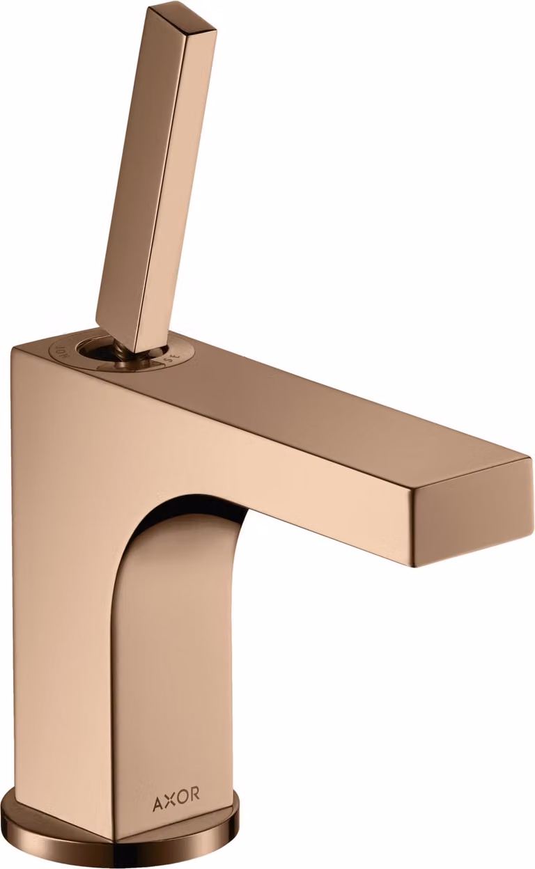 hansgrohe AXOR Citterio Mitigeur monocommande de lavabo 90, vidage escamotable, pour lave-mains, 39035300, 39035300