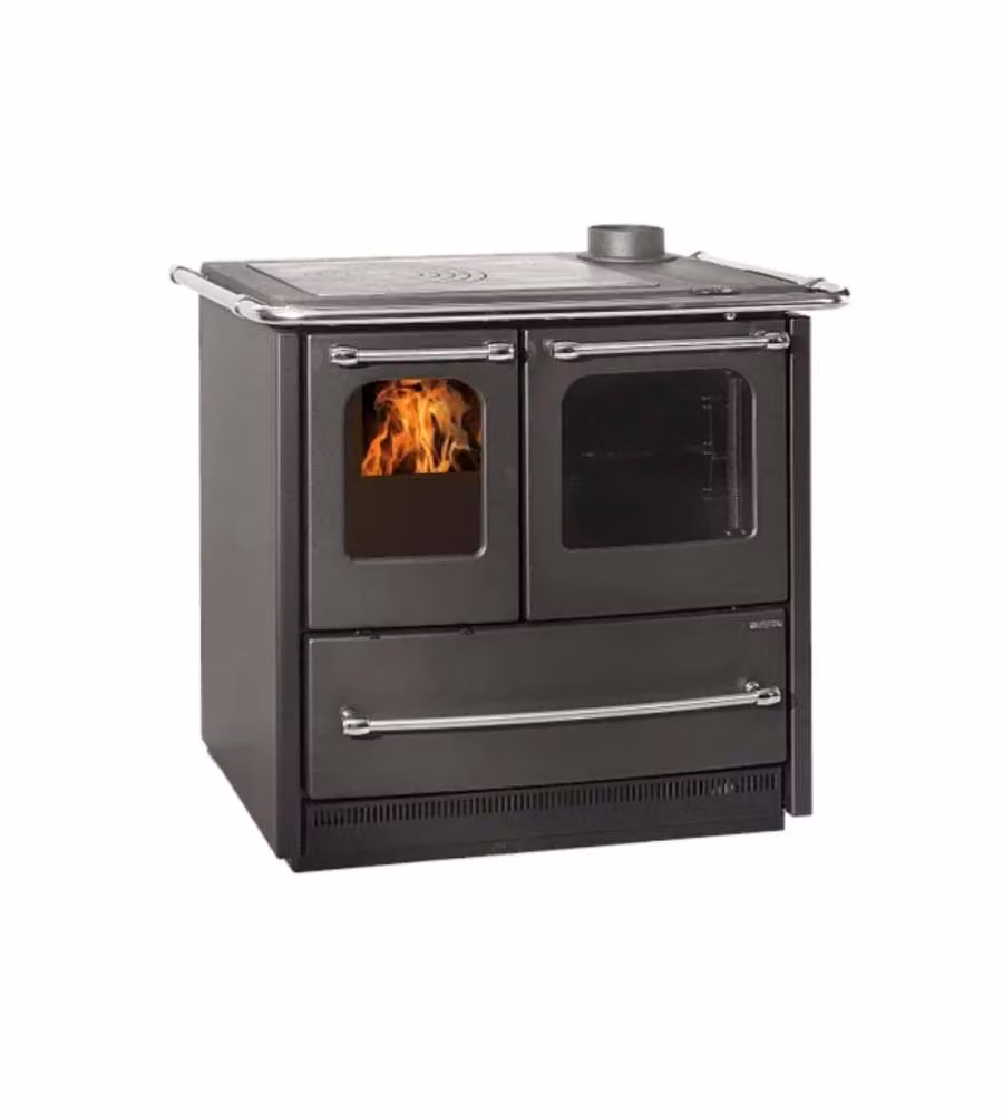Cucina a Legna La Nordica Sovrana Easy Evo in colore Antracite o Nero – 1