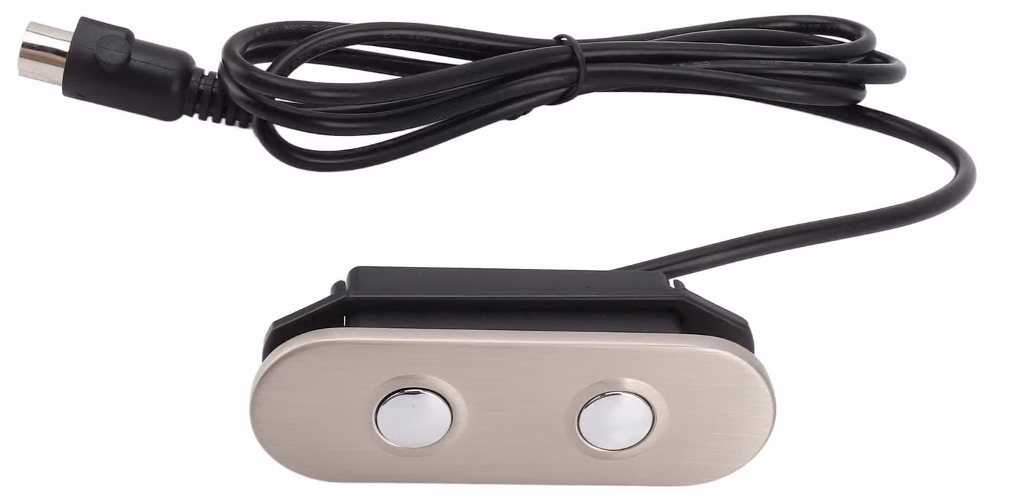 Telecomando a 2 pulsanti e 5 pin per poltrone reclinabili e poltrone con funzione di sollevamento