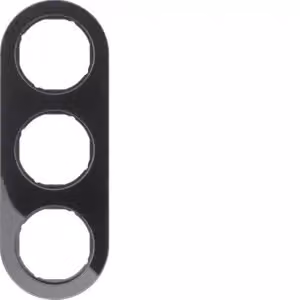Berker 10132045 Cornice nera lucida, serie R.classic