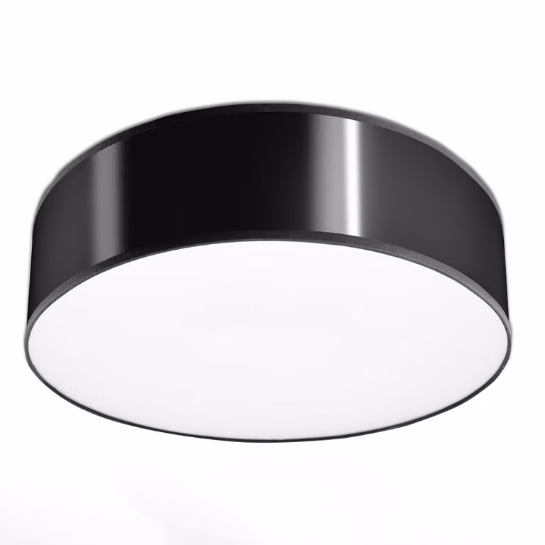 Lampada a soffitto ARENA 35 nero 2xE27 15W PVC 11x35x35cm Sollux Lighting