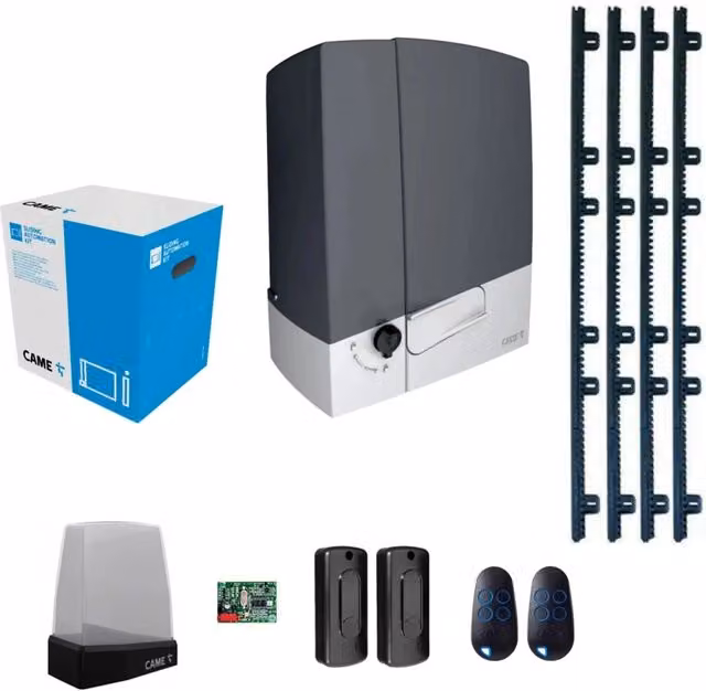 KIT Came 8K01MS-003 Motore scorrevole BXV 400Kg 24V + 4 METRI Cremagliera nylon