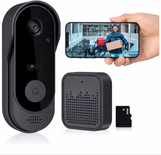 Telecamera di videosorveglianza Wi-Fi portatile e intelligente con funzione vocale