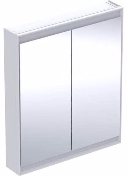 Geberit ONE armoire de toilette avec ComfortLight, 2 portes, montage en saillie, 75x90x15cm, 505.812.00.2, 505.812.00.2