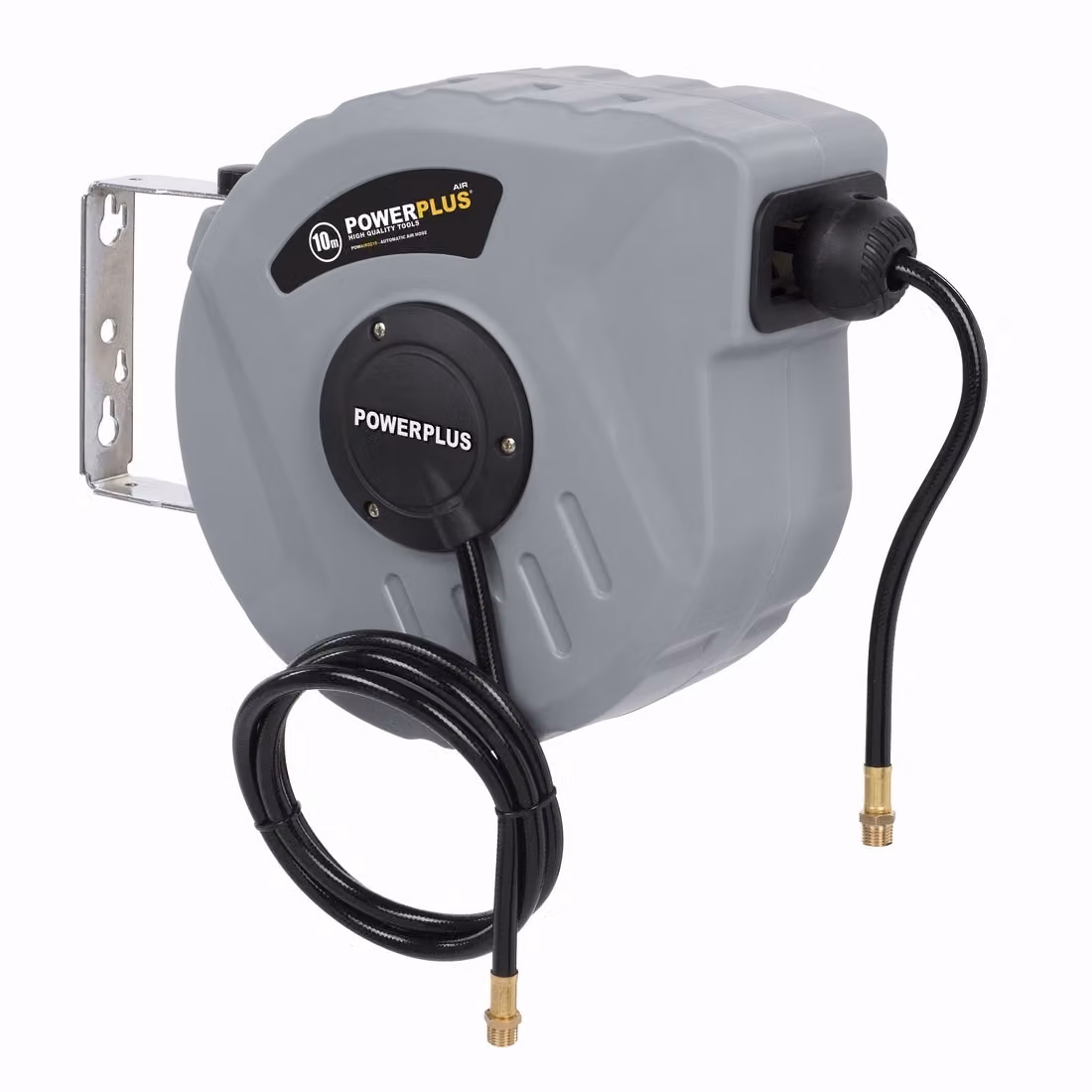 Powerplus Powair0215 10 M avvolgitubo argento argento Taglia unica