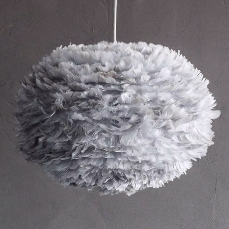 UMAGE Lampada a sospensione Eos, dimmerabile, Alluminio / Grigio / Zincato, Soggiorno / Sala da pranzo, Design, Lampada a sospensione