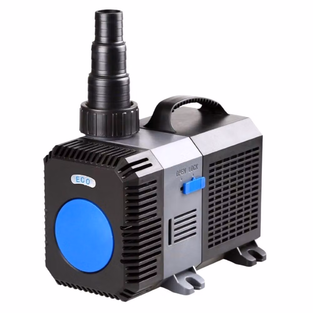 Pompa per acquari e stagni CTP-12000, motore ecologico da 100 watt, portata di 12000 litri/ora