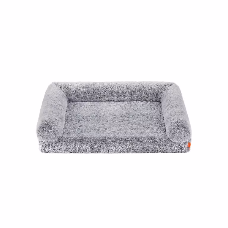 FluffyHug Cuccia per Cani, XXL (122 x 85 x 24 cm) / Grigio Ombré