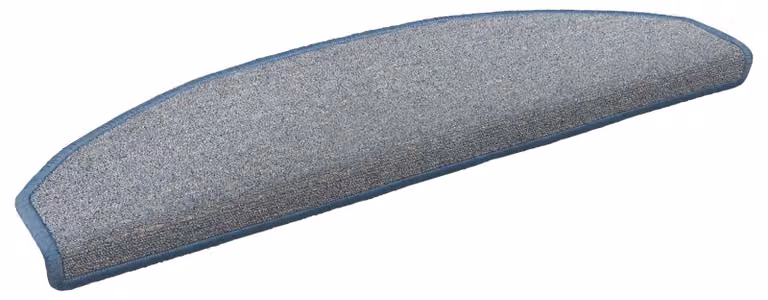 Tappetini per scale autoadesivi 15 pcs Grigio chiaro e blu