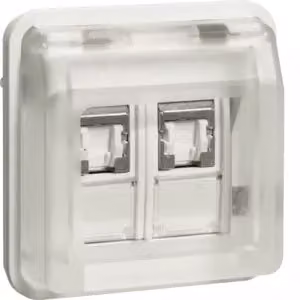 Berker 14103502 Prese UAE a 8/8 poli schermate Berker W.1 bianco polare opaco