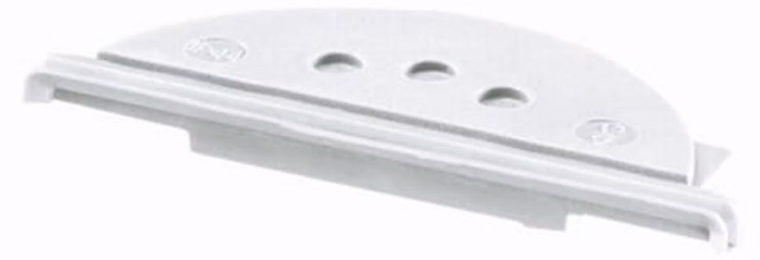 Busch-Jaeger 2134 W-54 Entrata cavi, 2 prese chiuse bianco alpino