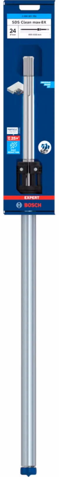 Trapano ad aspirazione SDS EXPERT CLEAN max-8X Bosch 24 x 400 x 650 mm , 2608901794