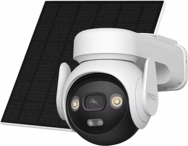 Videocamera di sorveglianza IMOU AOV PT Kit 4G con pannello solare e Wi-Fi, risoluzione 3K 5MP, batteria ricaricabile, colore bianco – 2