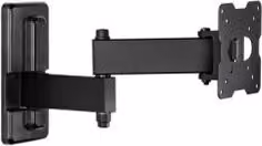 Supporto per monitor e TV da parete Meliconi Flatstyle Fdr 100 Double Rotation Nero VESA 100x100 fino a 25 kg