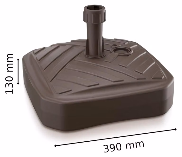 Supporto per ombrellone - Base quadrata per ombrellone da giardino - Autoportante