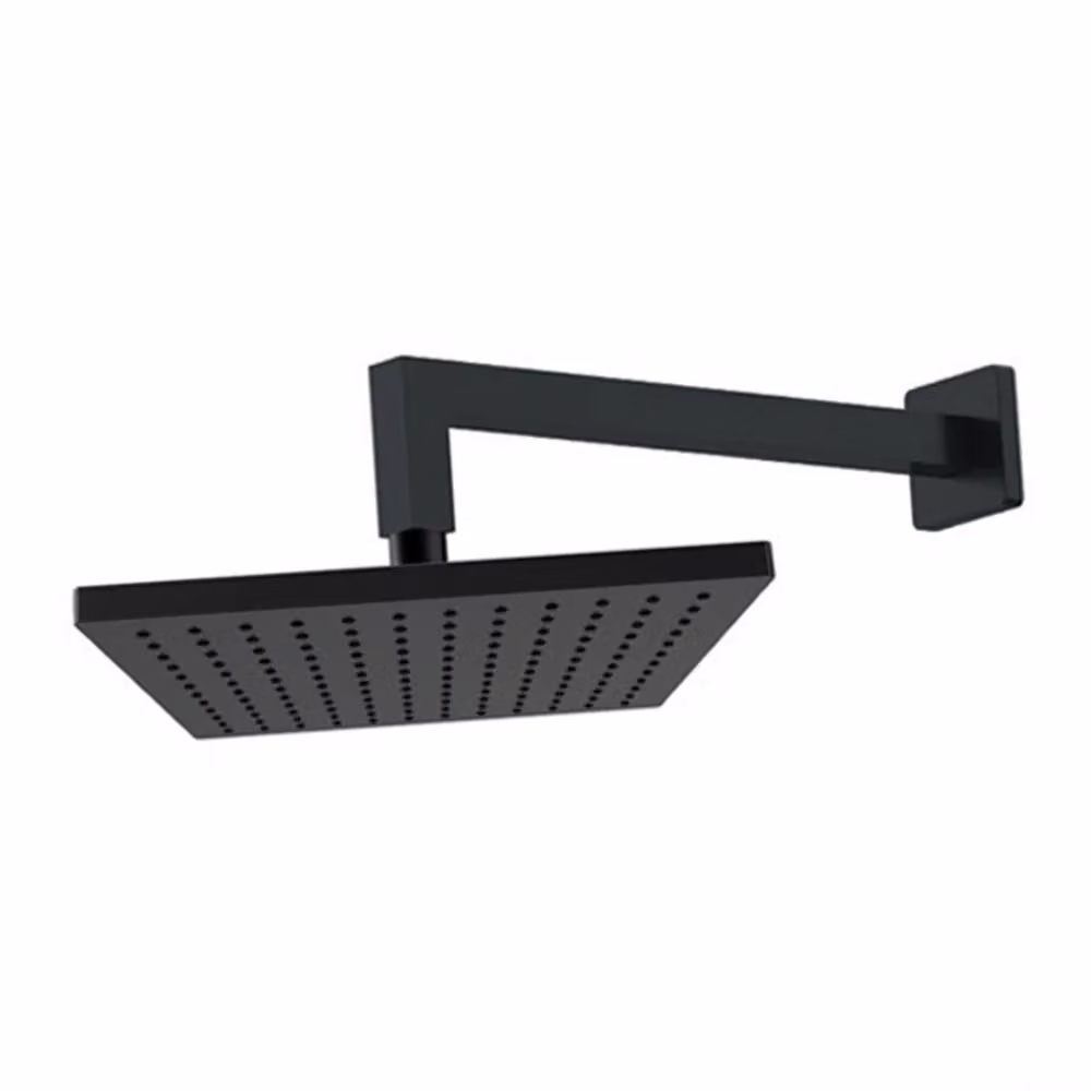 Set doccia a incasso Remer con colonna rigida e doccetta, finitura nero opaco in ottone – 2