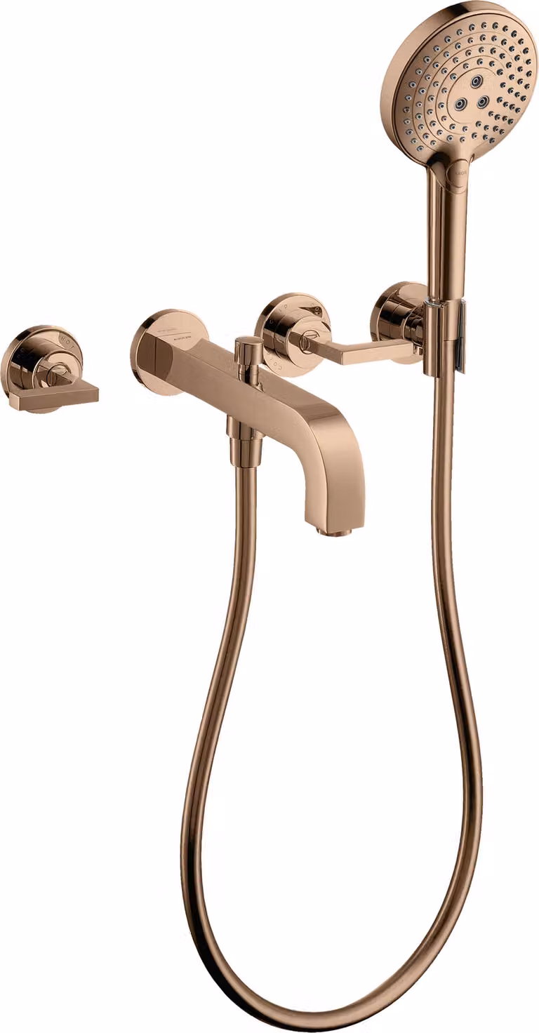hansgrohe AXOR Citterio mitigeur bain 3 trous avec béqu'illes, 39448300, 39448300