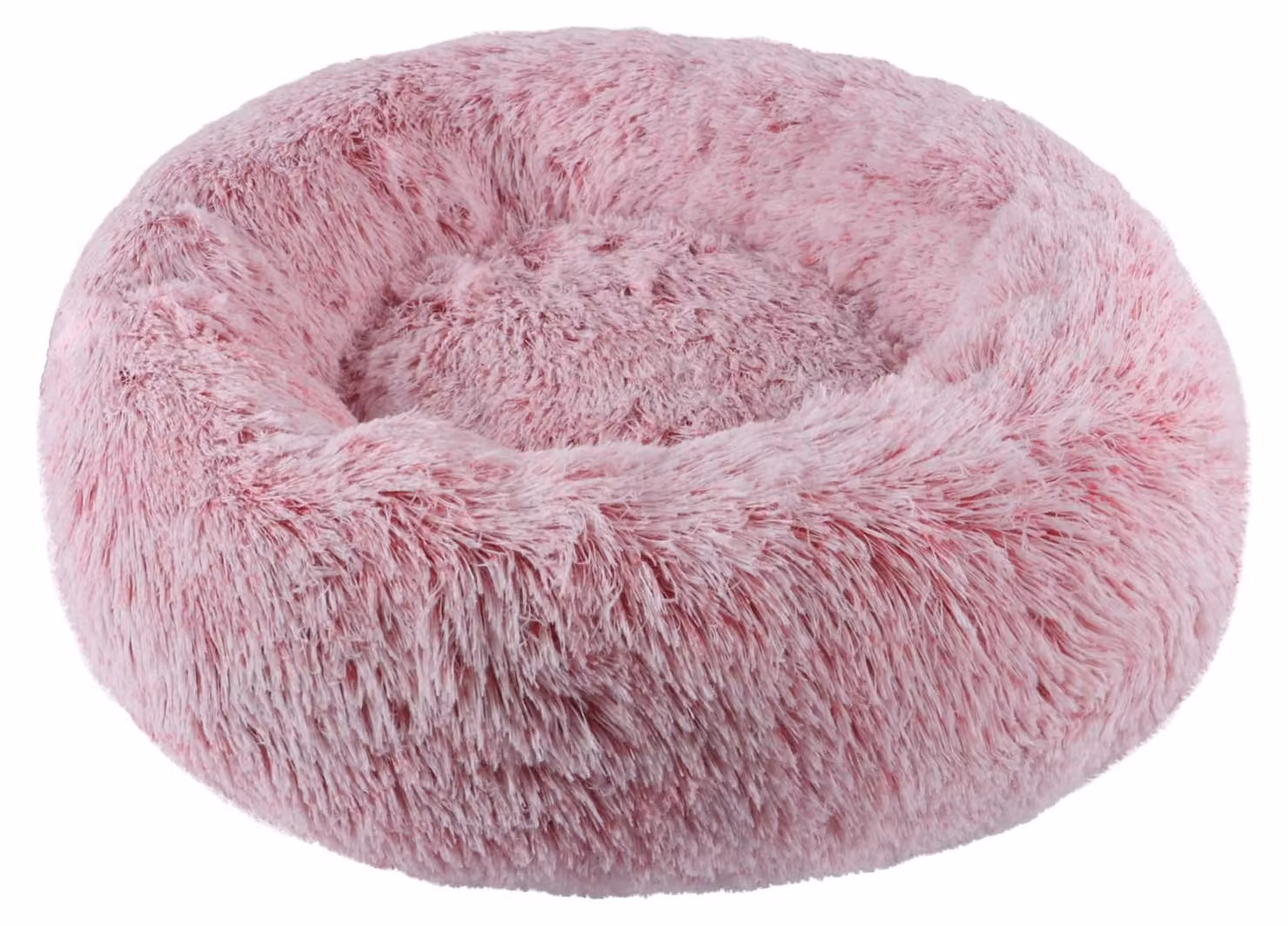 Cuccia per cani, cuccia per gatti, rotonda, 70 cm, in peluche, rosa, adatta a cani e gatti