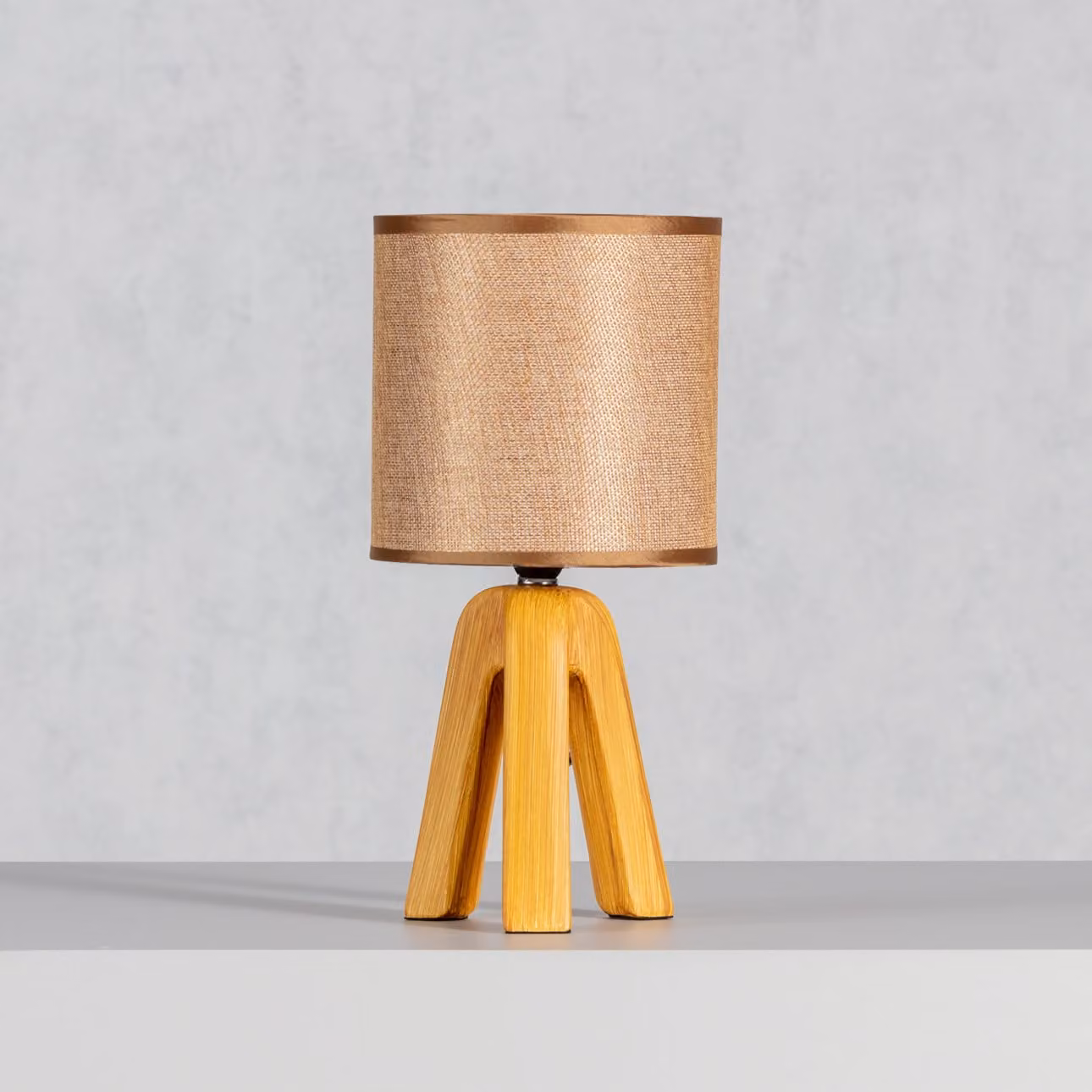 Lampada da tavolo Aloa marrone chiaro