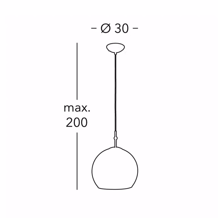 KOLARZ Lampada a sospensione in vetro Luna, dimmerabile, Multicolore, Soggiorno / Sala da pranzo, Vetro, Design, Lampada a sospensione