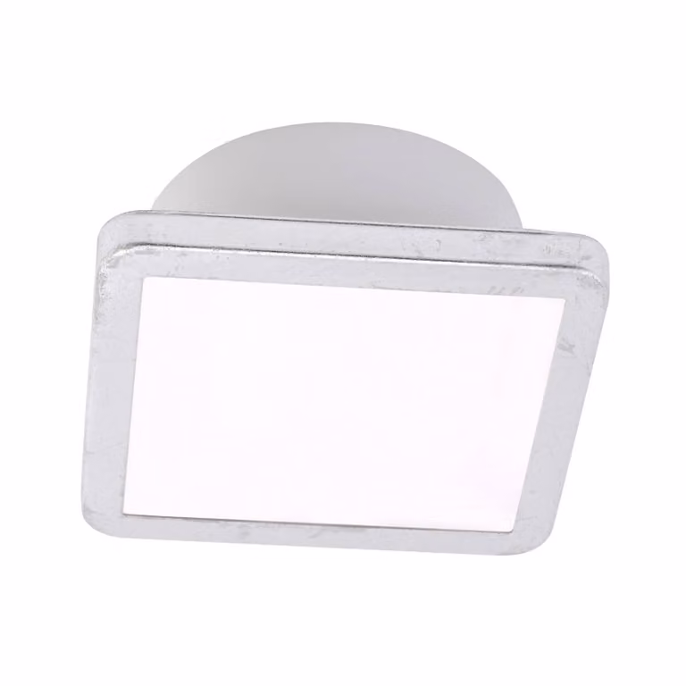 LIGHTME Plafoniera Aqua Uno, Cromo / Argento, Bagno, Alluminio, Moderno, Plafoniera