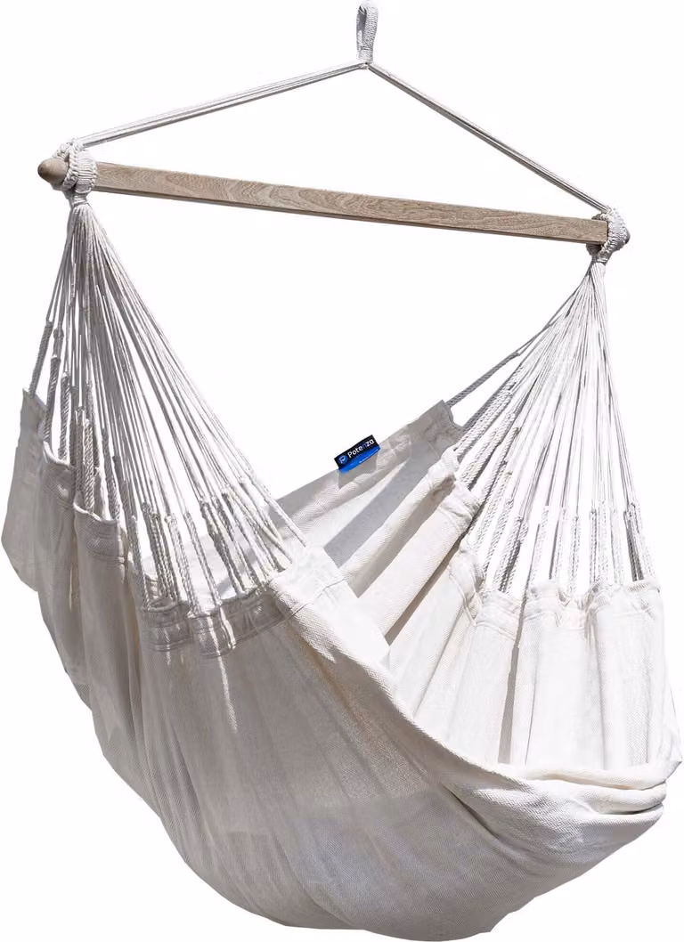 Sedia sospesa Potenza 160x115 cm Medelin L sedia sospesa altalena tessile sospesa, fino a 130 kg fatta a mano in cotone amaca a dondolo