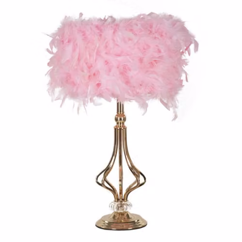 Lampade da tavolo LAMPADA DA TAVOLO TARTY ROSA CM Ø 25X54 Mauro Ferretti