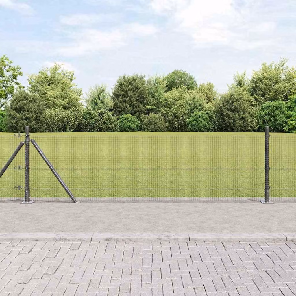 Maison Exclusive - Palo della recinzione Grigio 50 x 0,5 m (rete da 16 x 16 mm)