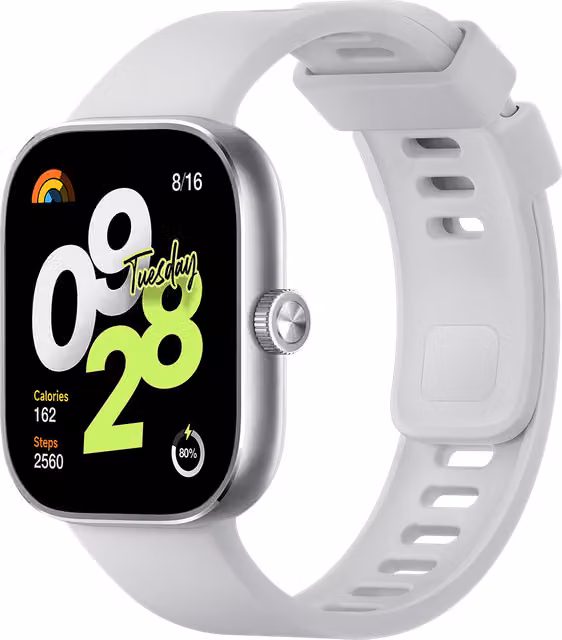 Xiaomi Redmi Watch 4 Moonlight Silver Argento e Bianco