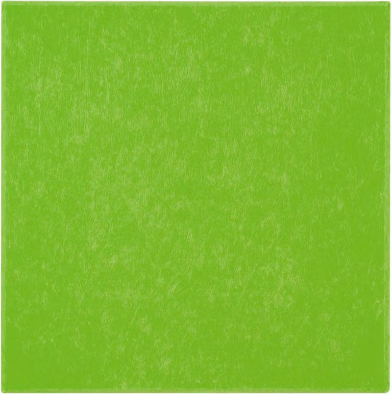 Pannelli in schiuma acustica, fonoassorbenti, design per montaggio a parete, verde, 9 mm-c