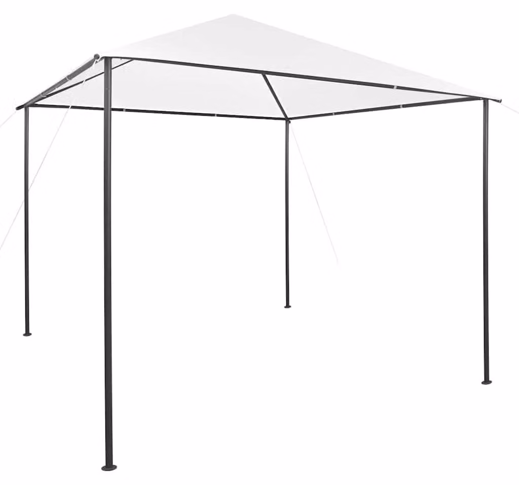Gazebo da esterno 3x3 metri con struttura in acciaio e tessuto Oxford
