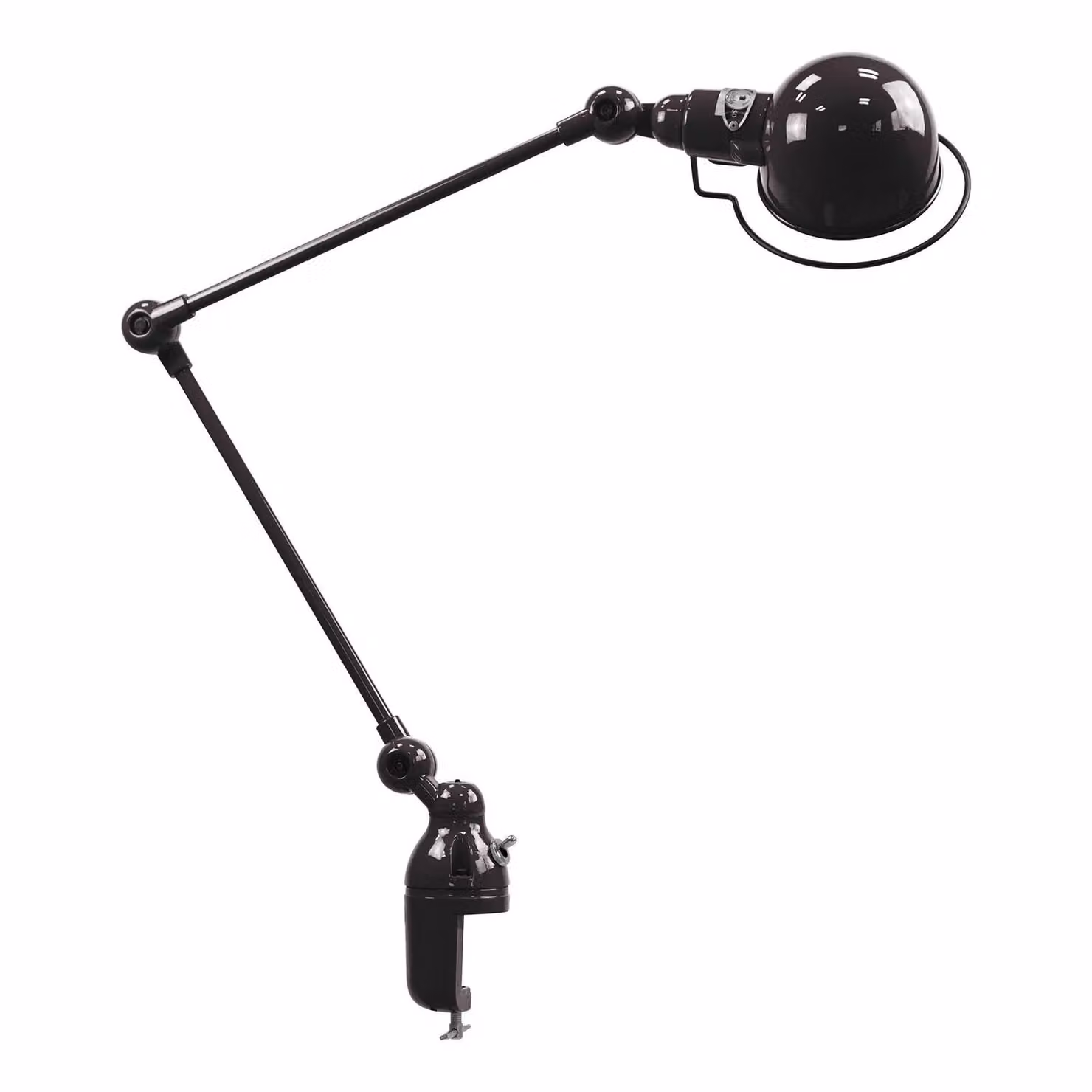 Jieldé Lampada con morsetto Signal SI332, Nero, Soggiorno / Sala da pranzo, Alluminio, Industriale, Lampada con morsetto