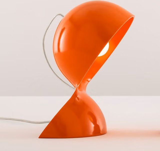 Artemide Dalù Lampada da Tavolo Arancione con Luce LED Warm White